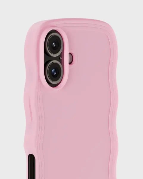 Holdit Telefonskal Wavy iPhone 16 Plus - Rosa - Travels And Bags