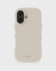 Holdit Telefonskal Wavy iPhone 16 Plus - Beige