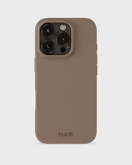 Holdit Telefonskal Silicone iPhone 16 Pro Max - Ljusbrun