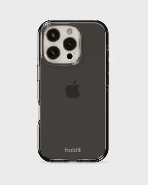 Holdit Telefonskal Seethru iPhone 16 Pro Max - Svart - Travels And Bags