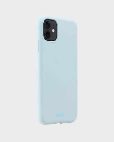 Holdit Telefonskal Silicone iPhone 11/XR - Ljusblå - Travels And Bags