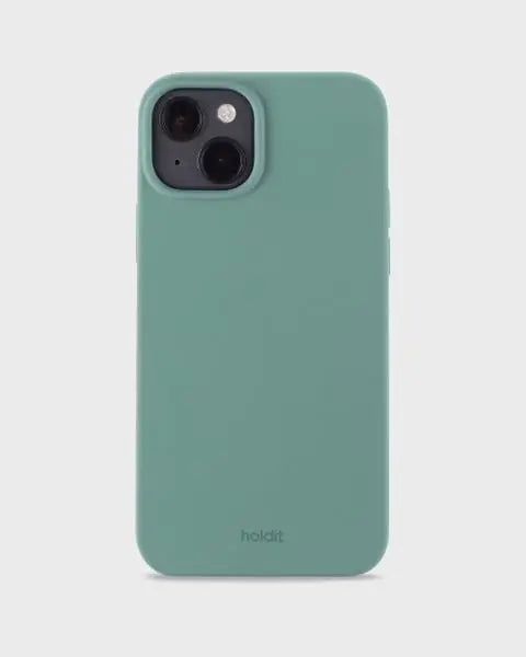 Holdit Telefonskal Silicone iPhone 14 Plus - Grön - Travels And Bags