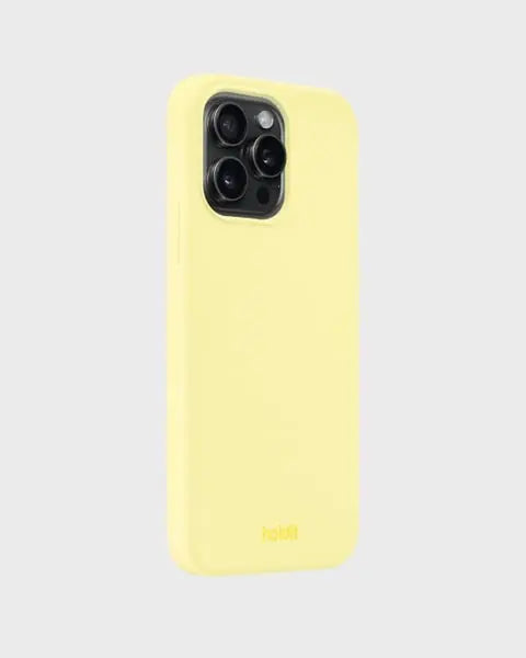 Holdit Telefonskal Silicone iPhone 14 Pro Max - Gul - Travels And Bags