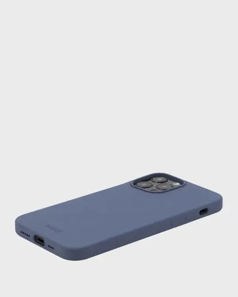 Holdit Telefonskal Silicone iPhone 14 Pro Max - Marinblå - Travels And Bags