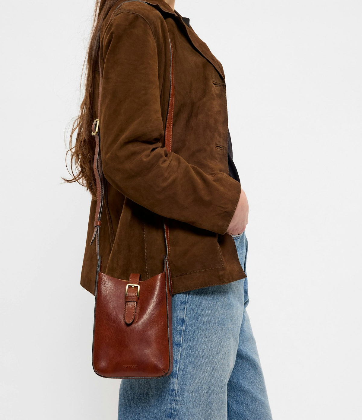 Saddler Sally Axelremsväska - Brun - Travels And Bags