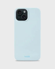 Holdit Telefonskal Silicone iPhone 15 - Ljusblå