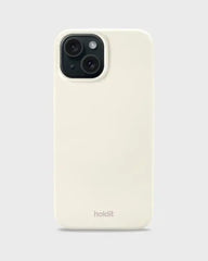 Holdit Telefonskal Silicone iPhone 15 - Krämvit
