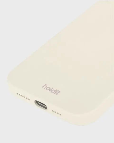Holdit Telefonskal Silicone iPhone 15 Pro Max - Krämvit - Travels And Bags