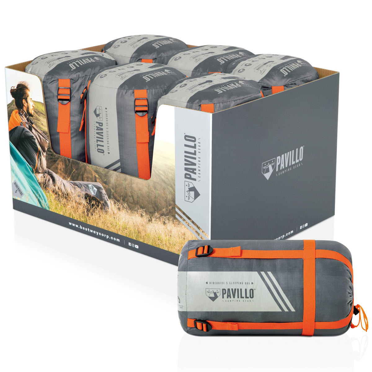 Bestway - Hiberhide 5 Sovsäck 2.30m x 80cm x 60cm - Travels And Bags
