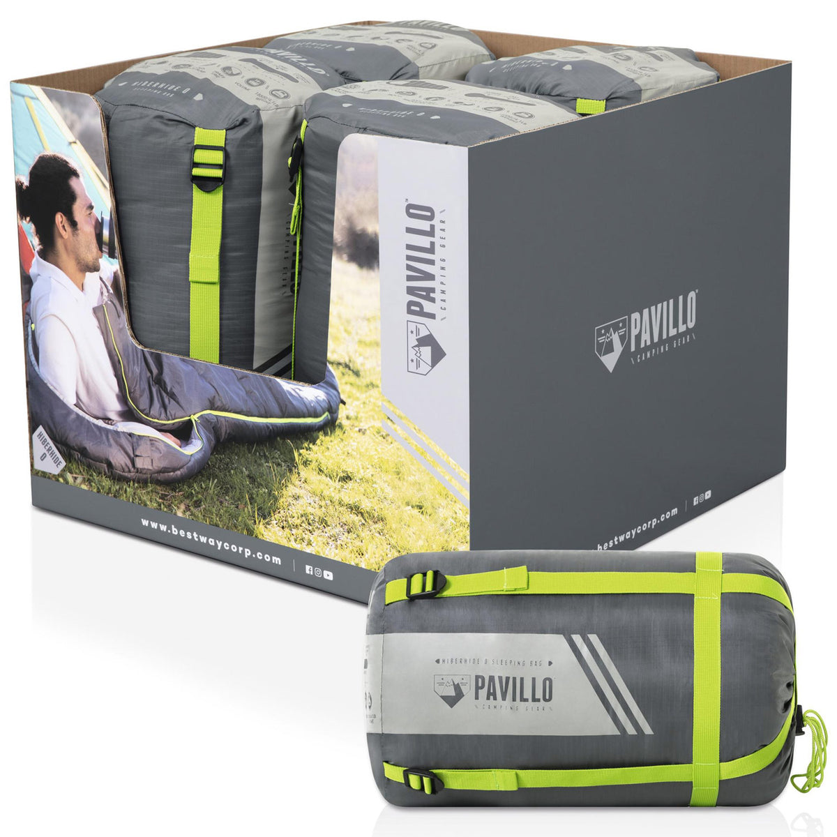 Bestway - Hiberhide 0 Sovsäck 2.30m x 80cm x 55cm - Travels And Bags