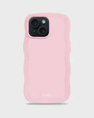 Holdit Telefonskal Wavy iPhone 15/14/13 - Rosa