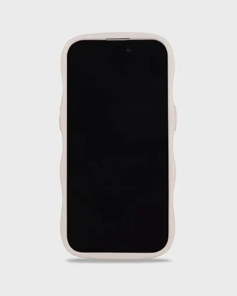 Holdit Telefonskal Wavy iPhone 14 Pro - Beige/Spegel - Travels And Bags