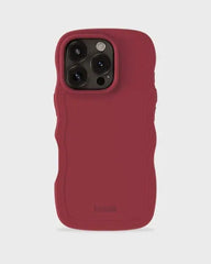 Holdit Telefonskal Wavy iPhone 14 Pro Max - Röd