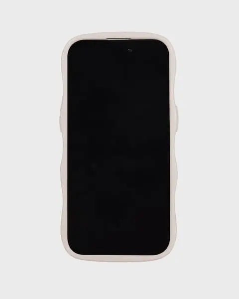 Holdit Telefonskal Wavy iPhone 14 Pro Max - Beige/Transparent - Travels And Bags