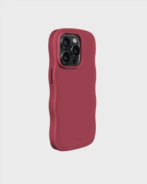 Holdit Telefonskal Wavy iPhone 14 Pro Max - Röd - Travels And Bags