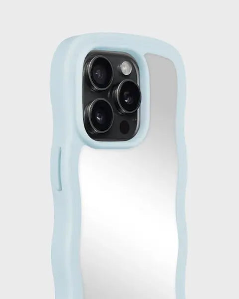 Holdit Telefonskal Wavy iPhone 15 Pro - Turkos/Spegel - Travels And Bags