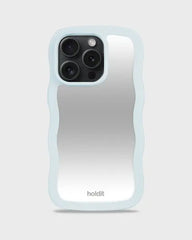 Holdit Telefonskal Wavy iPhone 15 Pro - Turkos/Spegel