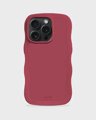 Holdit Telefonskal Wavy iPhone 15 Pro Max - Röd
