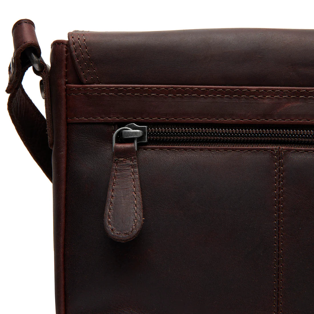 The Chesterfield Brand Lucian Axelremsväska - Mörkbrun - Travels And Bags