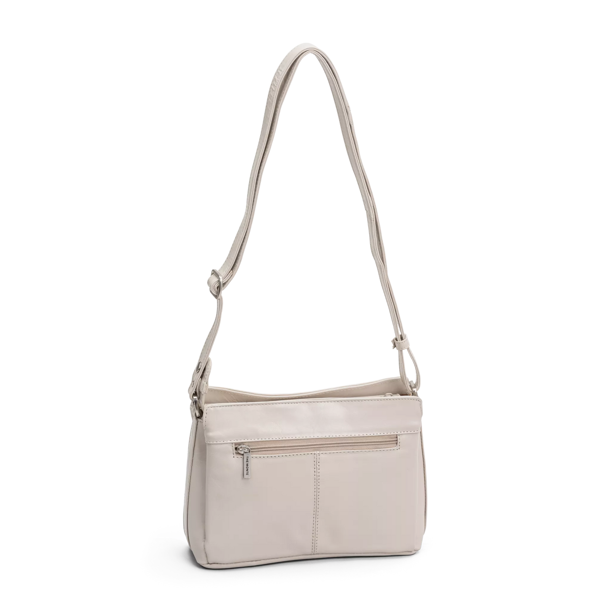 The Monte Crossover M Horizontal Axelremsväska - Beige - Travels And Bags