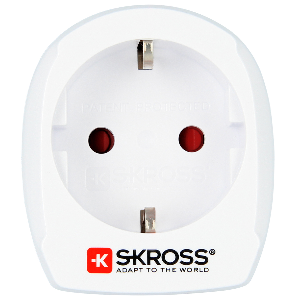 SKROSS - Reseadapter Europa till Danmark Jordad - Travels And Bags