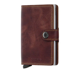 Secrid Miniwallet Kortplånbok - Vintage Brun/Titanium