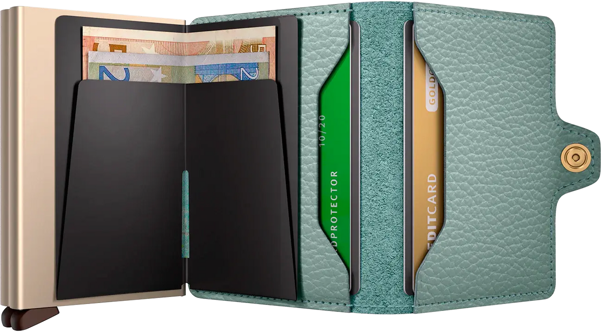 Secrid Twinwallet Kortplånbok - Pebble Sea Green Secrid